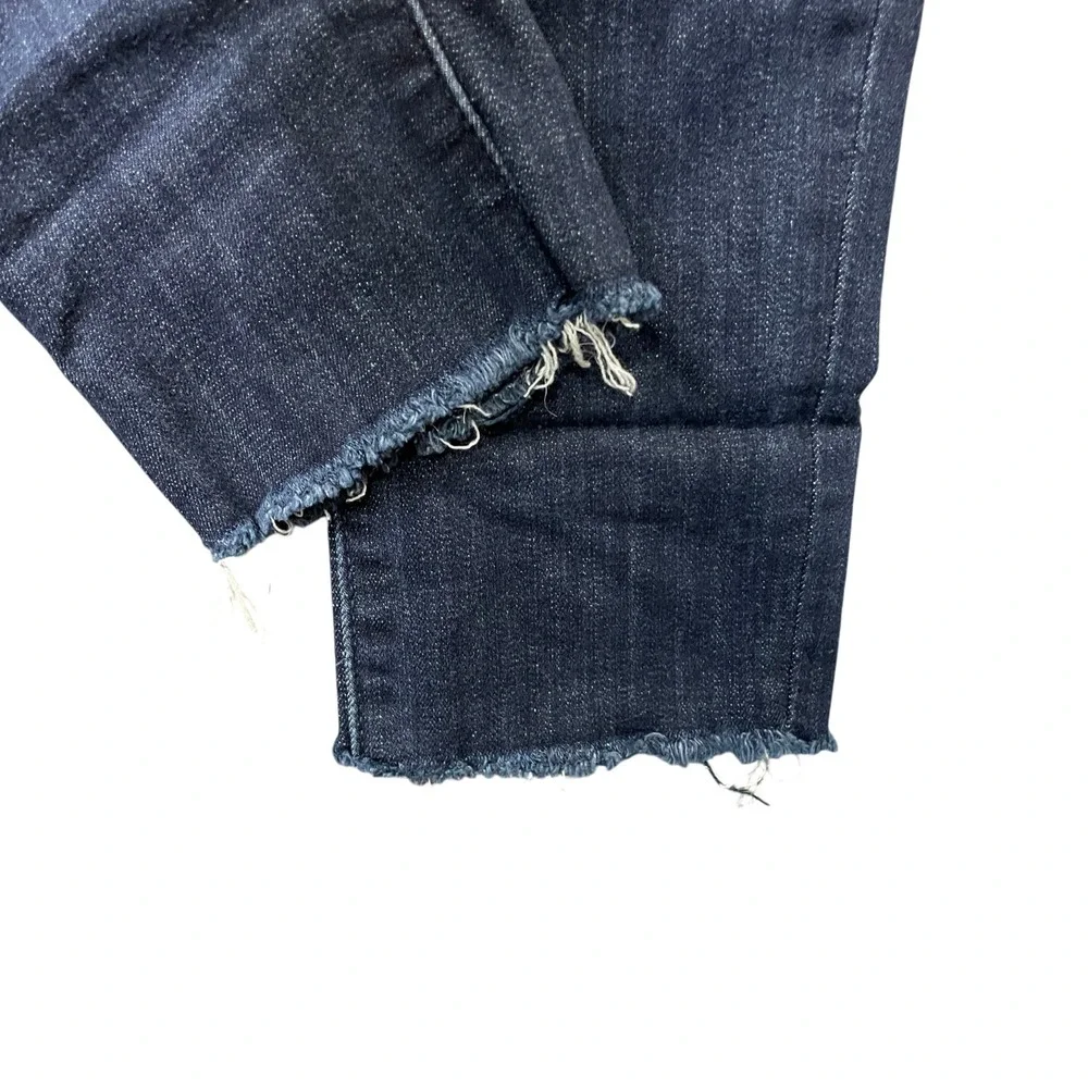 Judy‎ Blue 9/29 Skinny Fit Jeans Raw Hem Cotton Blend